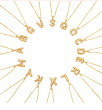 Load image into Gallery viewer, The Initial Bubble Necklace
