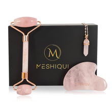 Load image into Gallery viewer, Facial Spa - Rose Quartz Roller and Gua Sha
