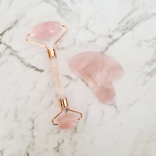 Load image into Gallery viewer, Facial Spa - Rose Quartz Roller and Gua Sha
